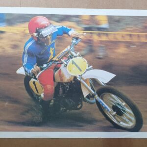 Vintage Motorcycle Poster