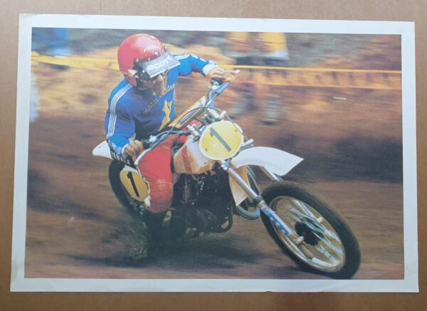 Vintage Motorcycle Poster
