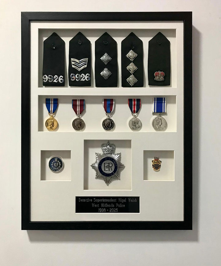 Medals Framed Mounted Display Case