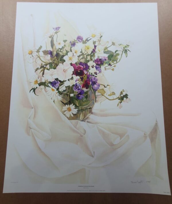 Pansies in Goldfish Bowl